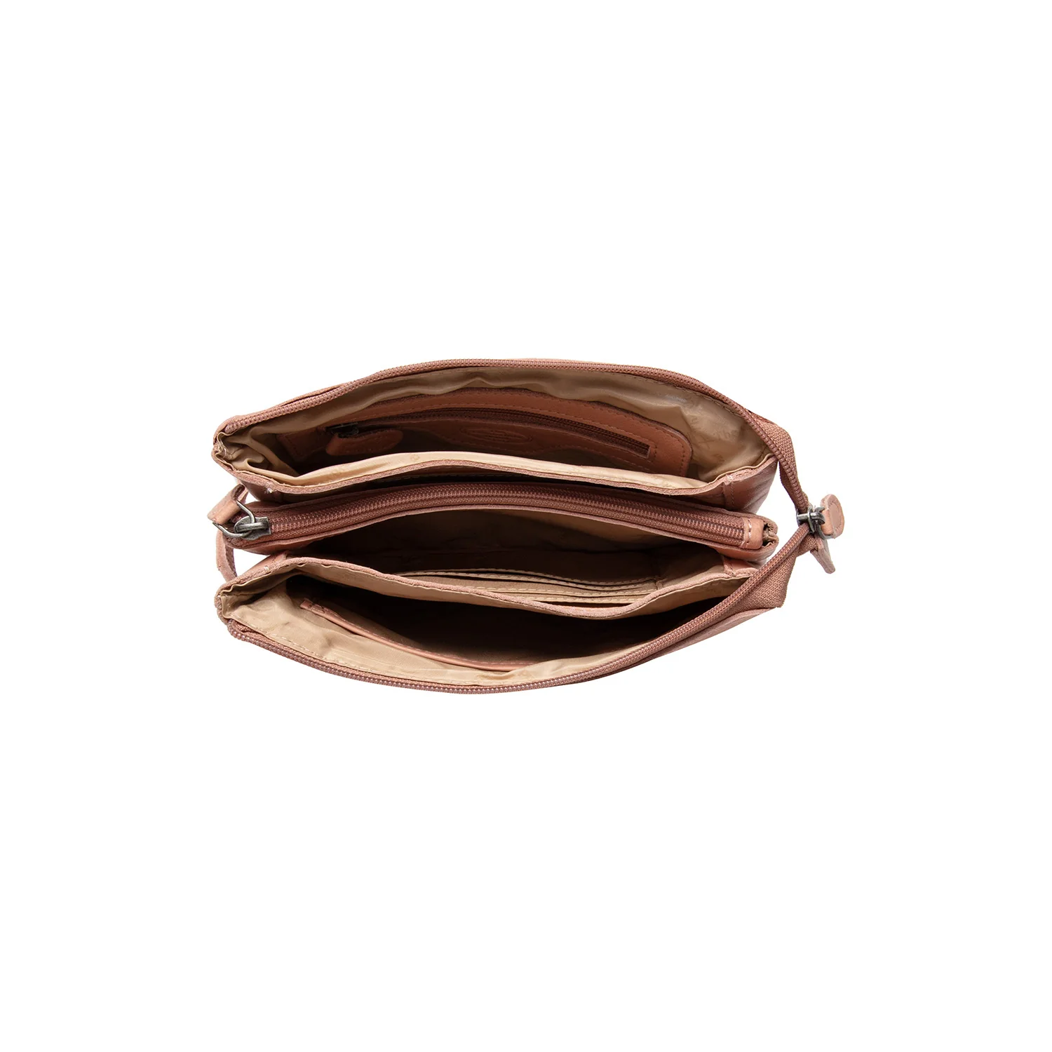 Leather Crossbody Bag Vintage Rose Tovelove - Image 4