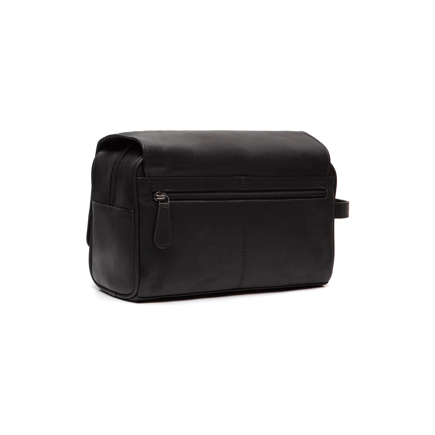 Leather Toiletry Bag Black Rosario - Image 7
