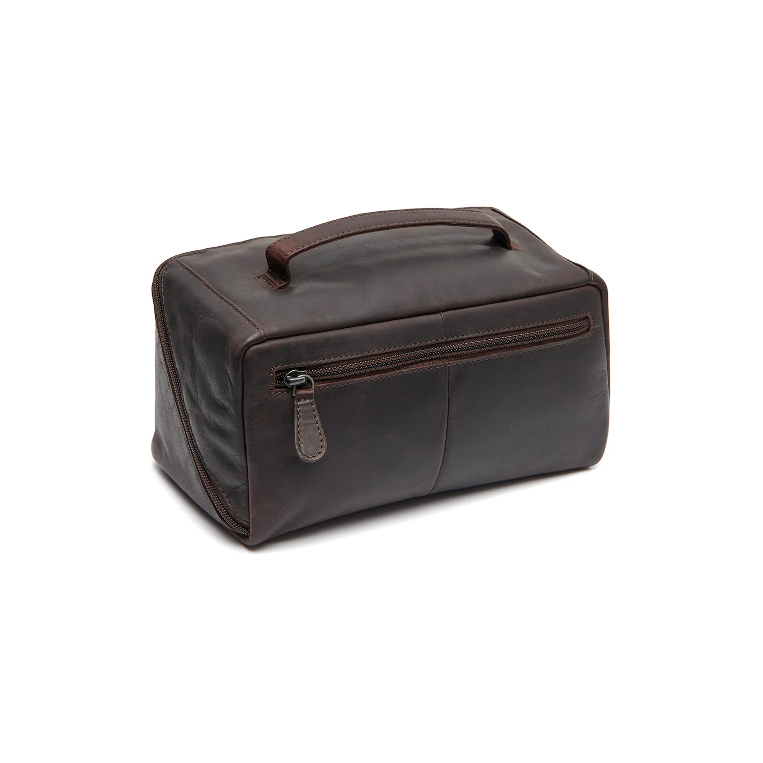 Leather Toiletry Bag Brown Elmia - Image 7