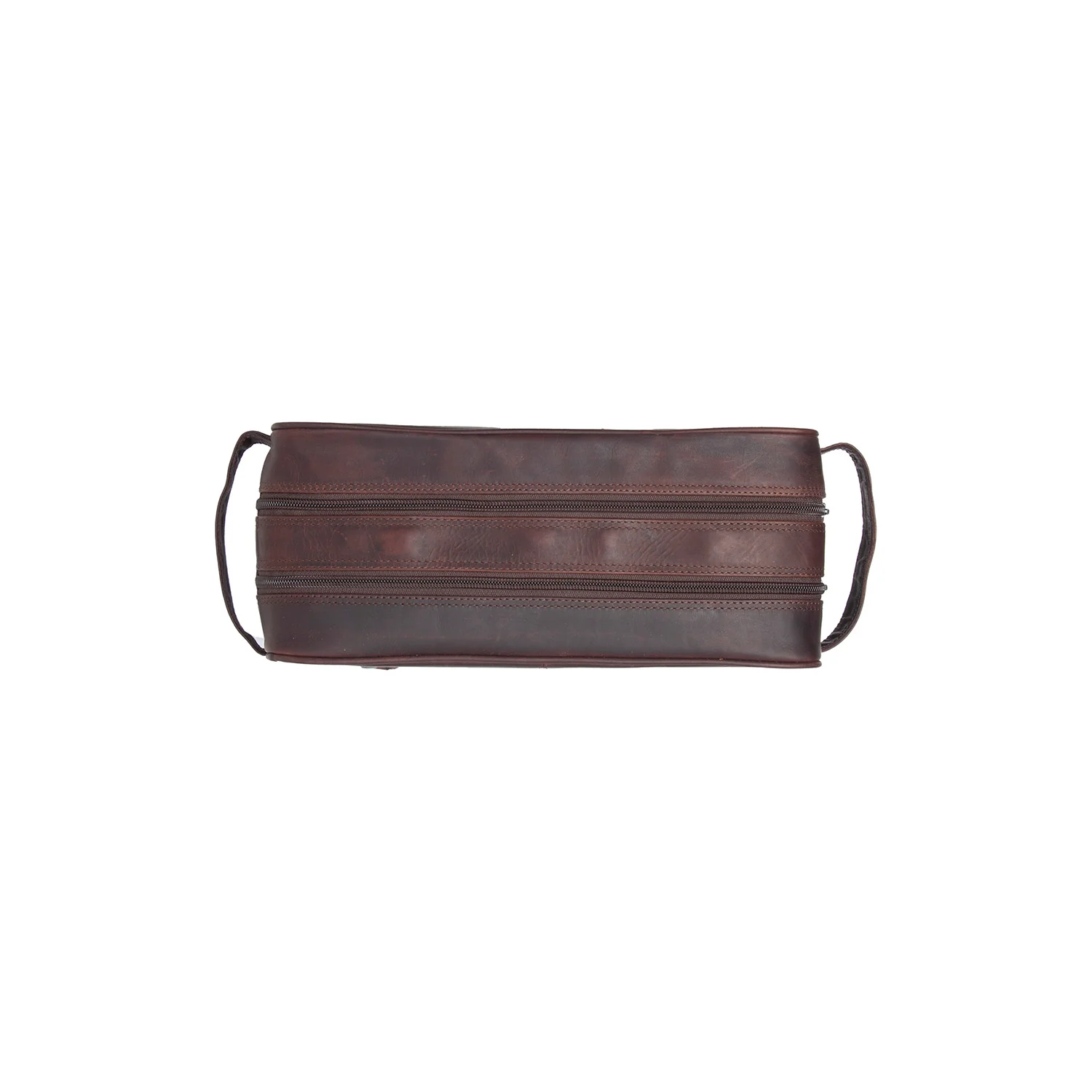 Leather Toiletry Bag Brown Stefan - Image 5