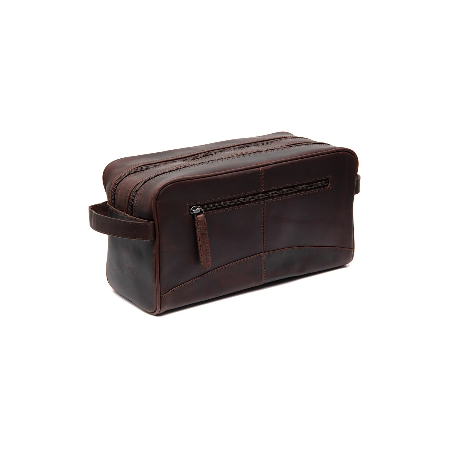 Leather Toiletry Bag Brown Stefan - Image 7