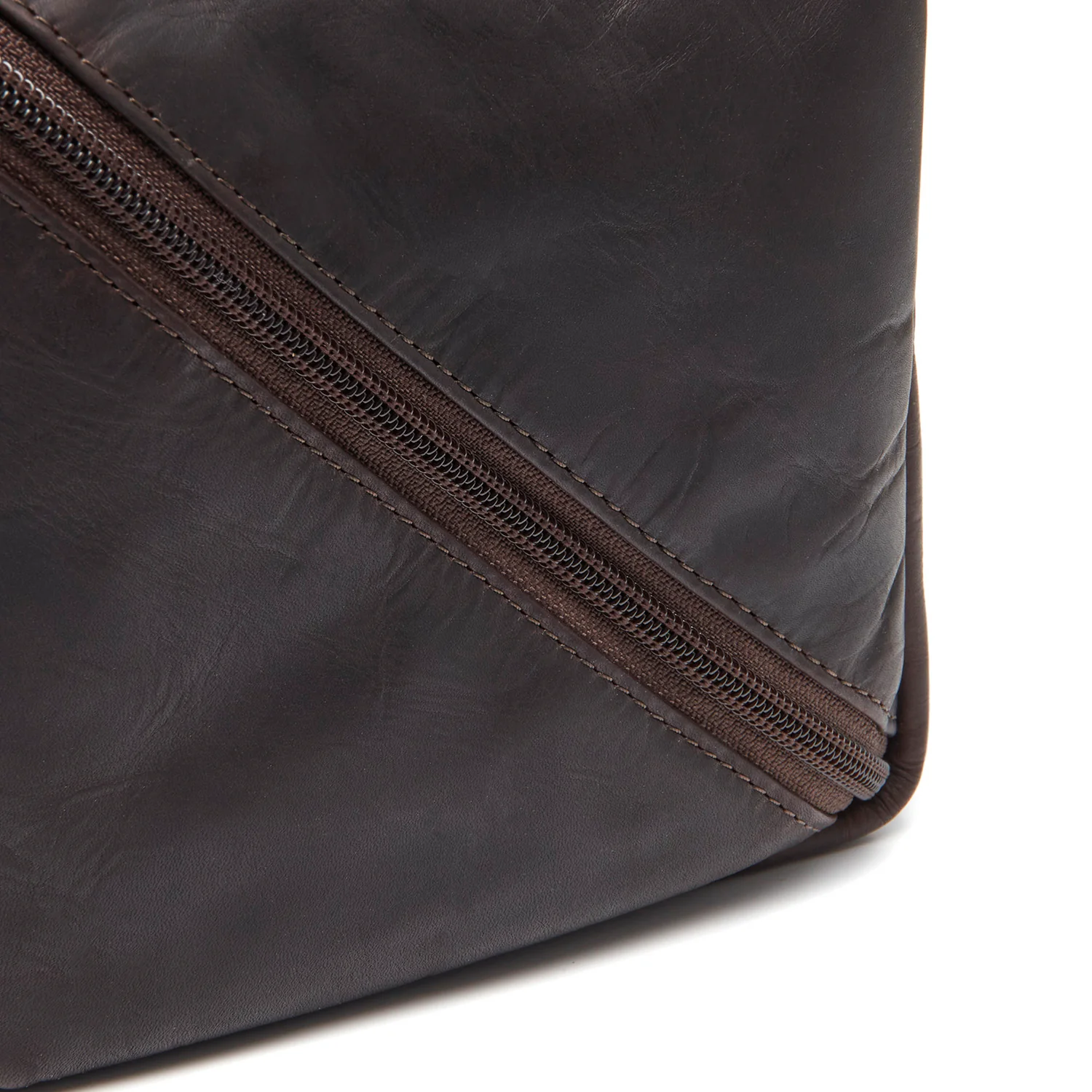 Leather Toiletry Bag Brown Trevia - Image 3
