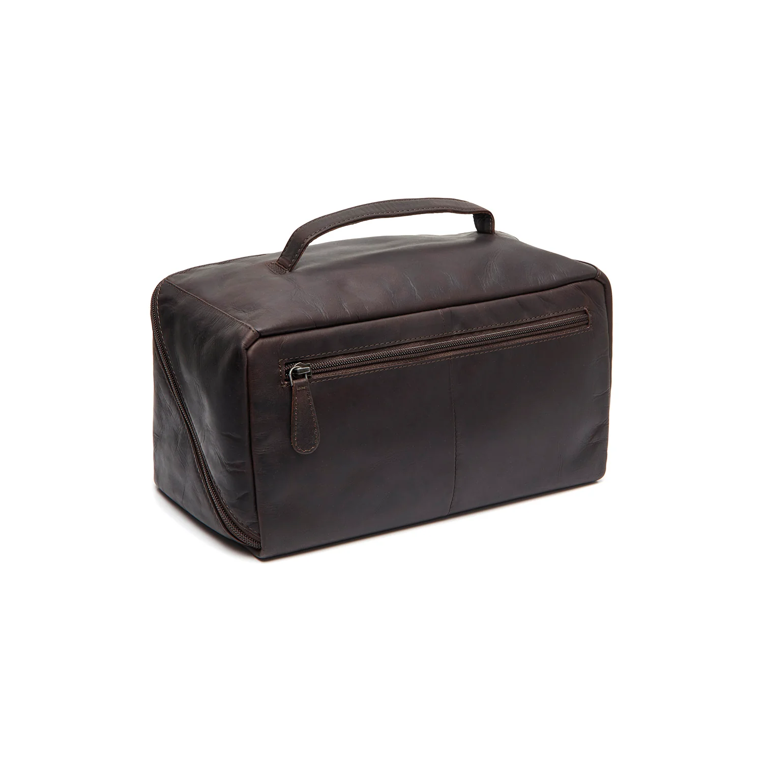 Leather Toiletry Bag Brown Trevia - Image 6