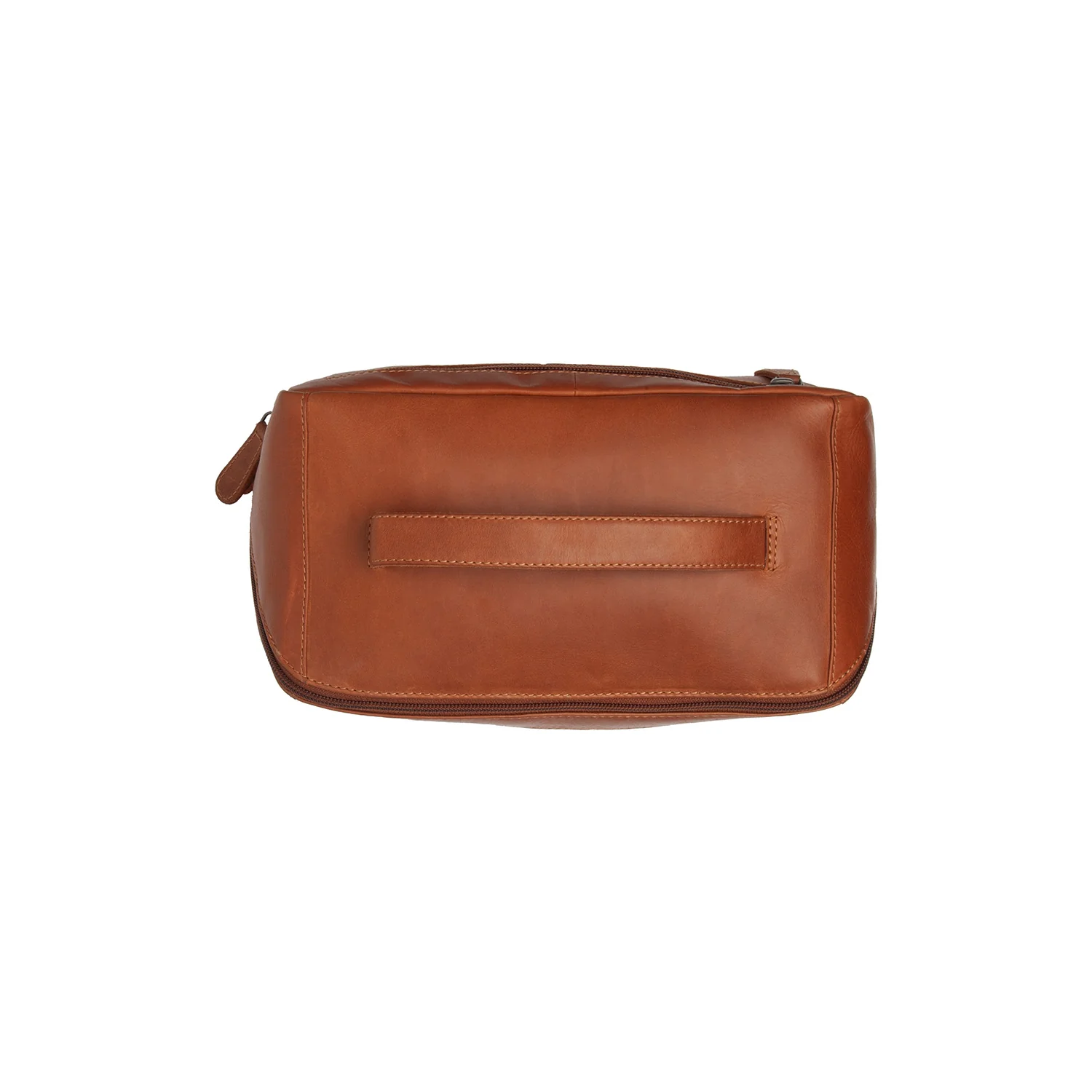 Leather Toiletry Bag Cognac Elmia - Image 5