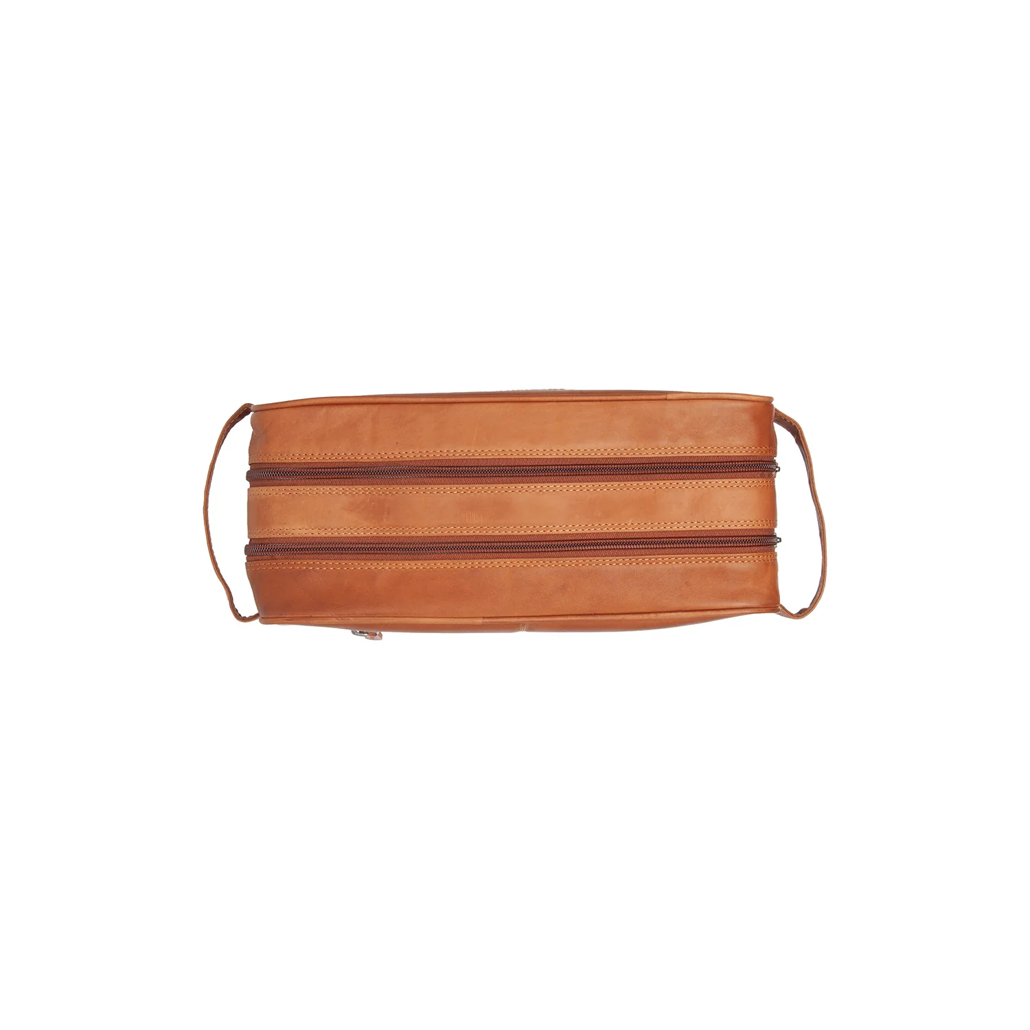 Leather Toiletry Bag Cognac Stefan - Image 6