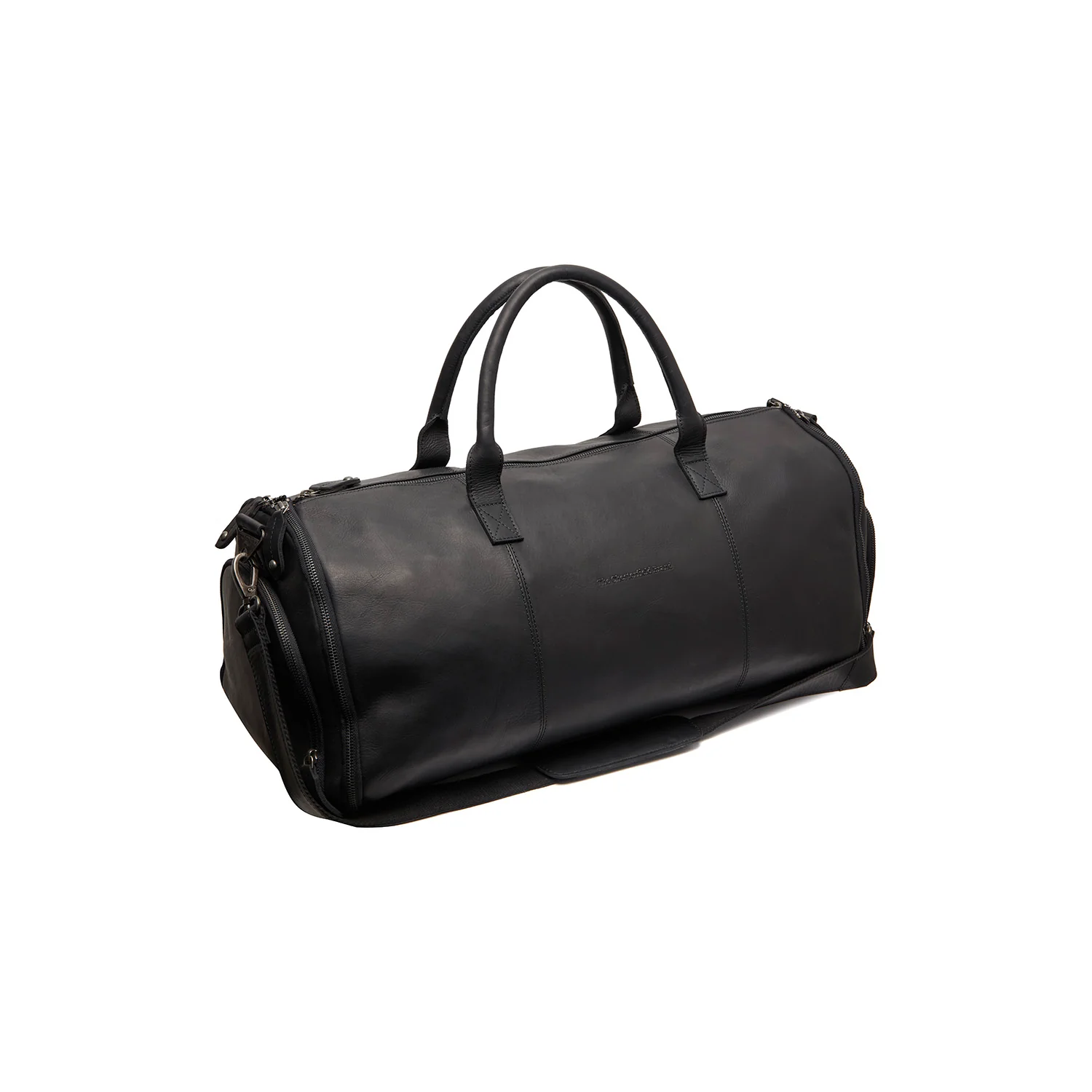 Leather Garment Bag Black Finlay
