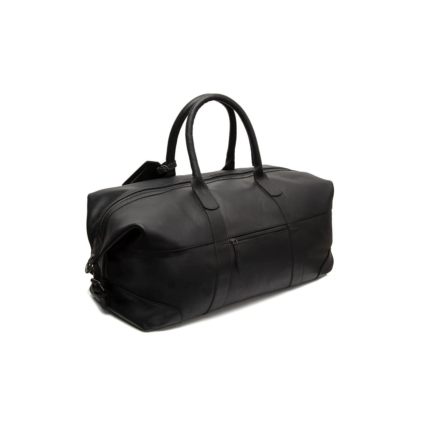Leather Weekender Bag Black Portsmouth II - Image 7
