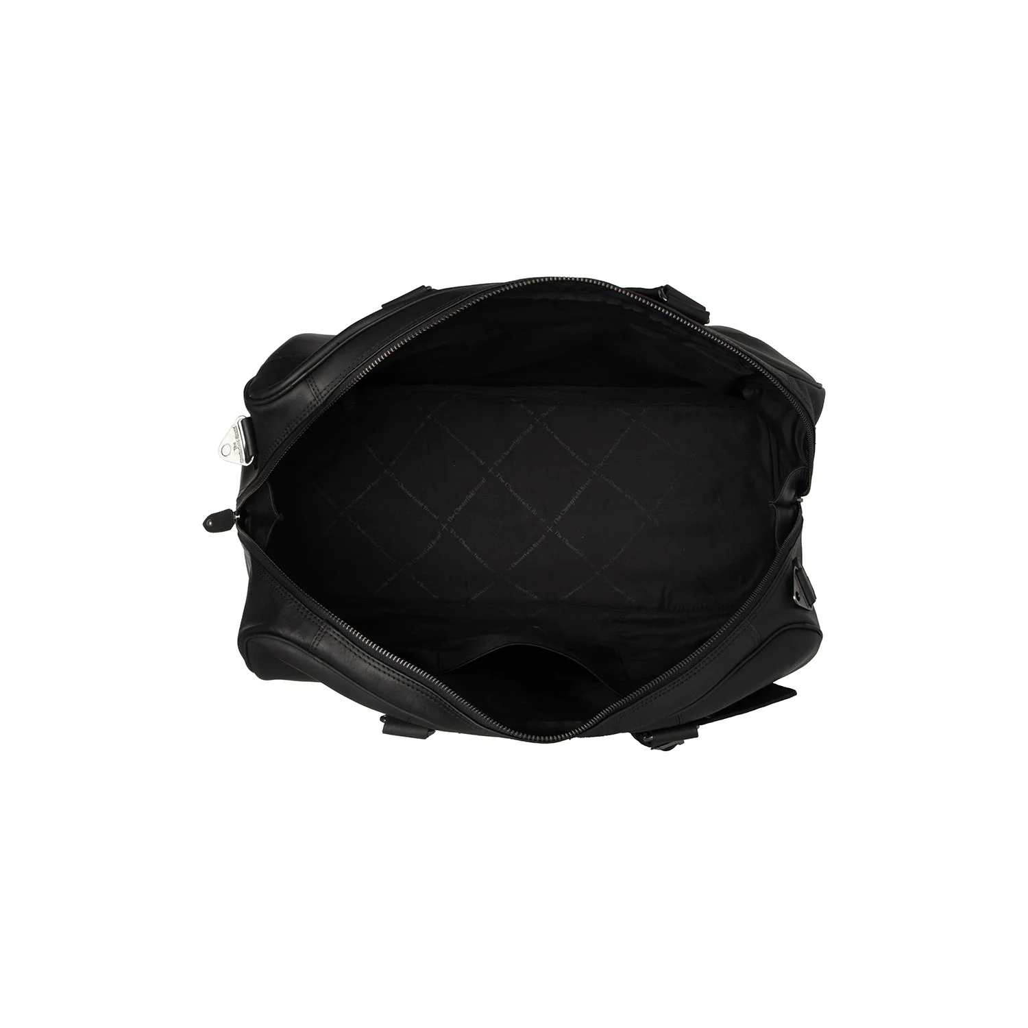 Leather Weekender Bag Black Rivaro - Image 6
