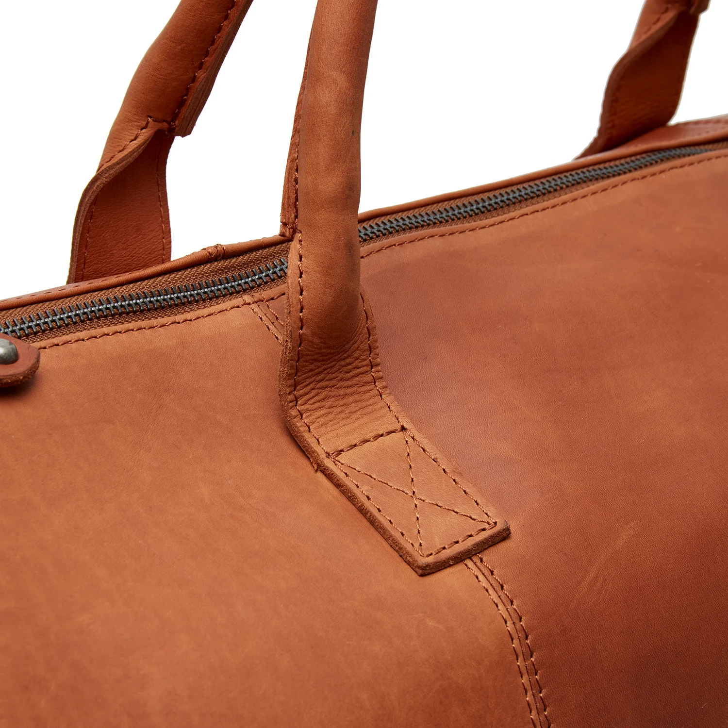 Leather Garment Bag Cognac Finlay - Image 4
