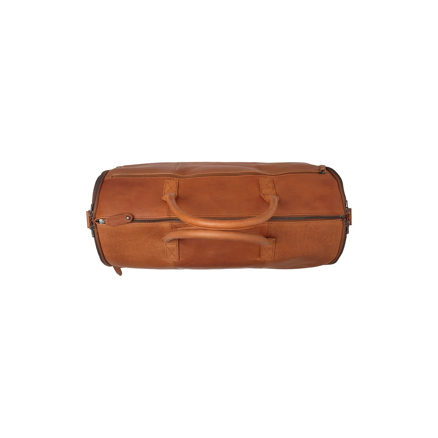 Leather Garment Bag Cognac Finlay - Image 5