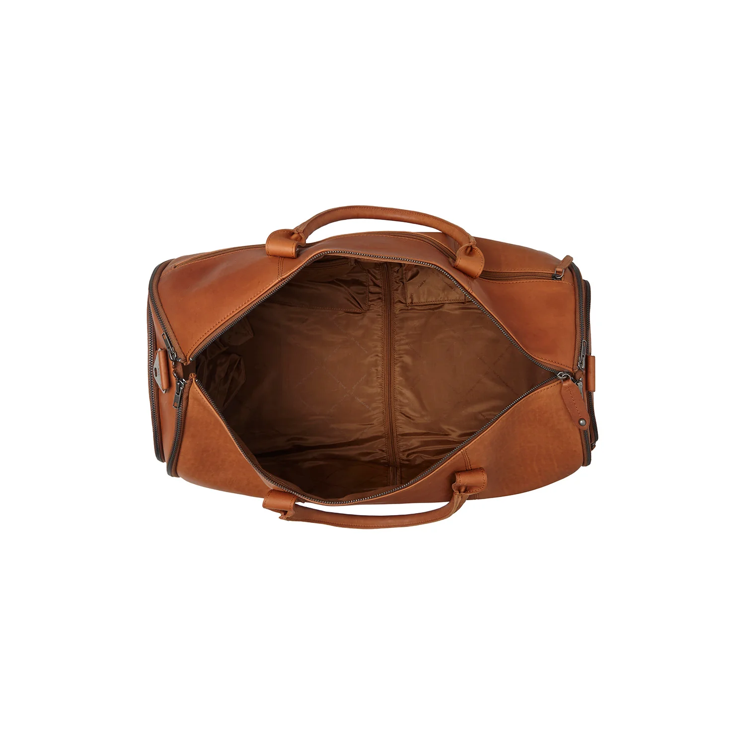 Leather Garment Bag Cognac Finlay - Image 6