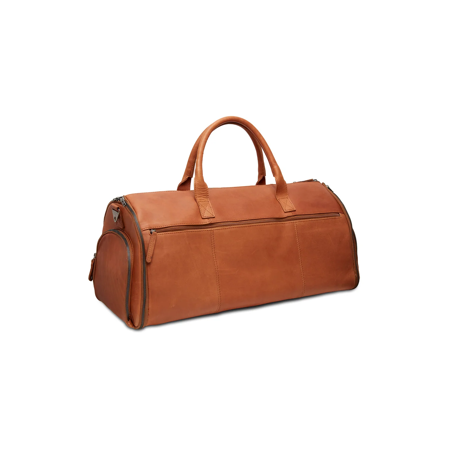 Leather Garment Bag Cognac Finlay - Image 7