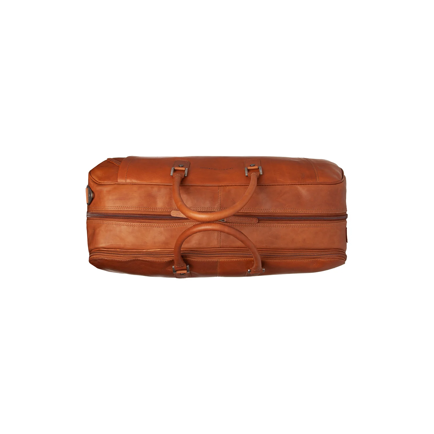 Leather Weekender Trolley Cognac Jayven - Image 7