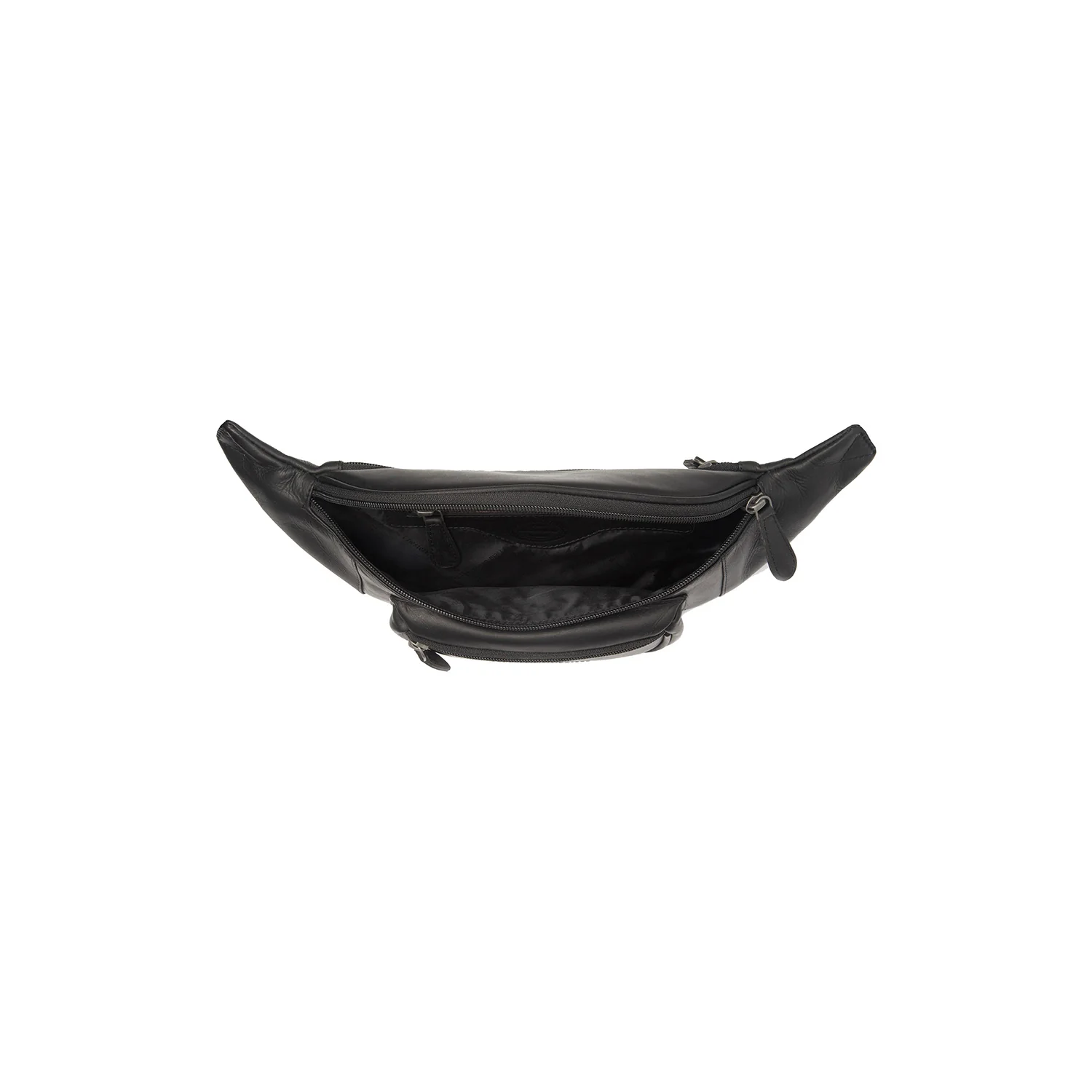 Leather Belt Bag Black Vernio - Image 6
