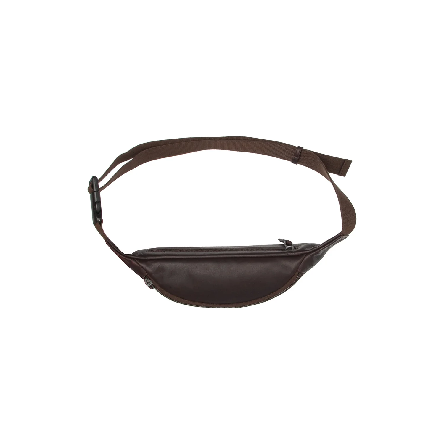 Leather Belt Bag Brown Brana - Image 2