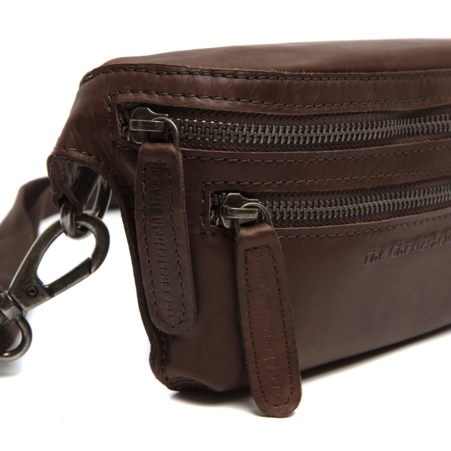 Leather Belt Bag Brown Toronto - Image 4
