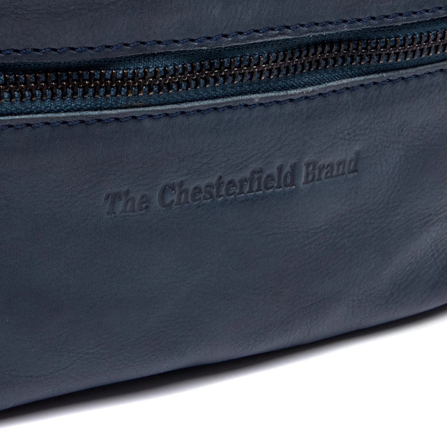 Leather Belt Bag Navy Severo - Image 2