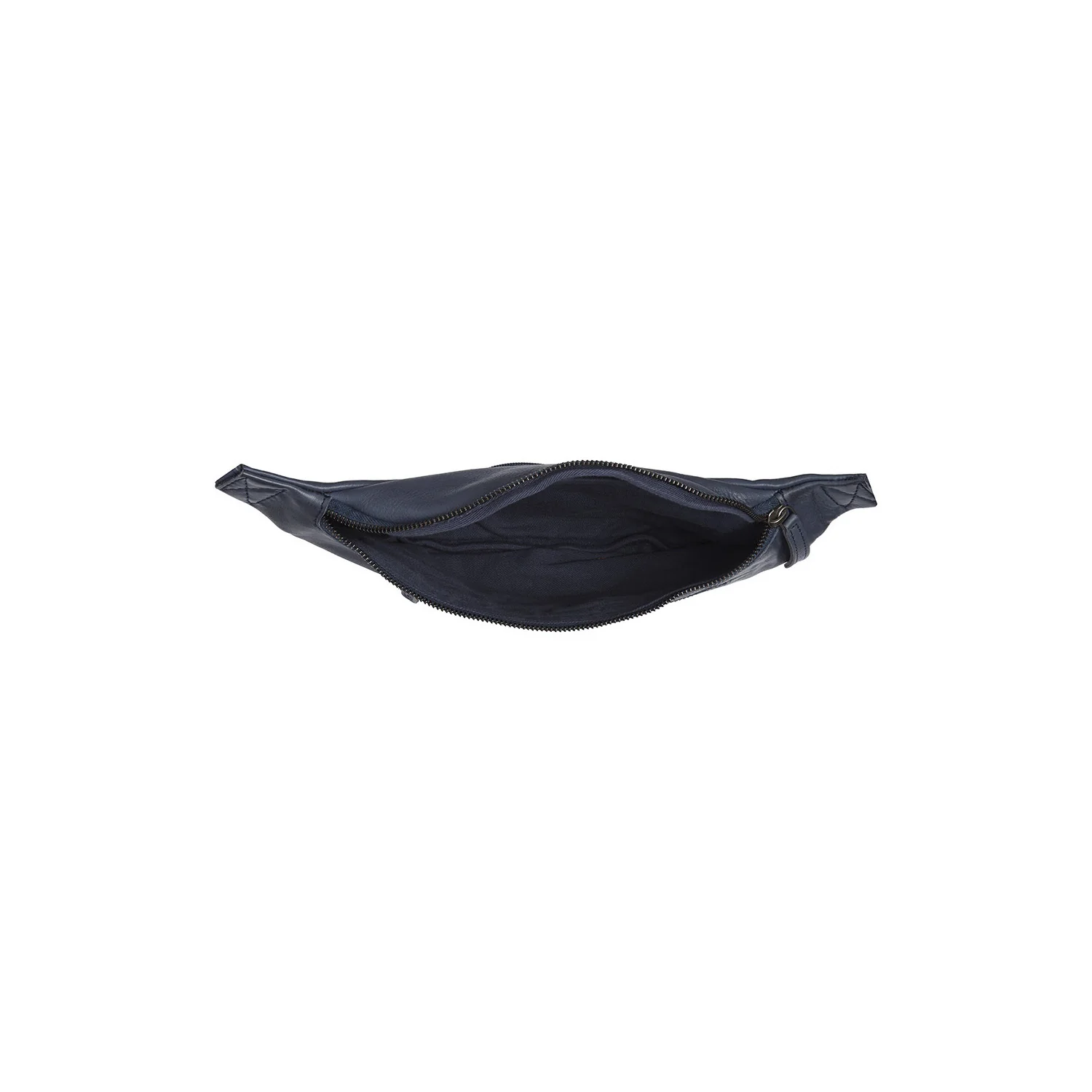 Leather Belt Bag Navy Severo - Image 3