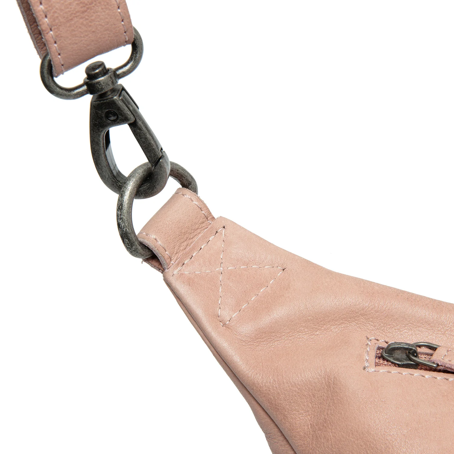 Leather Belt Bag Vintage Rose Severo - Image 5
