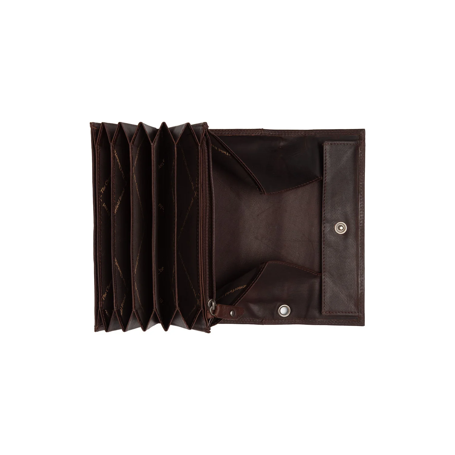Leather Waiter Wallet Brown Grenada - Image 3