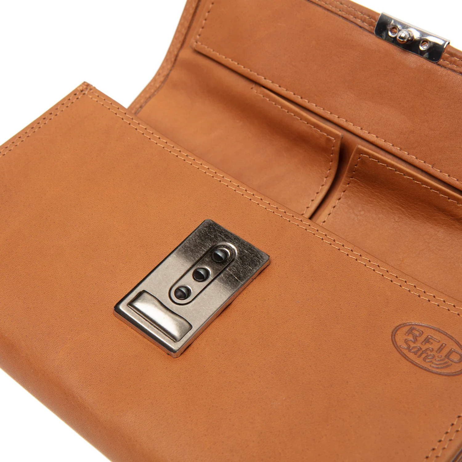 Leather Waiter Wallet Cognac Elba - Image 7