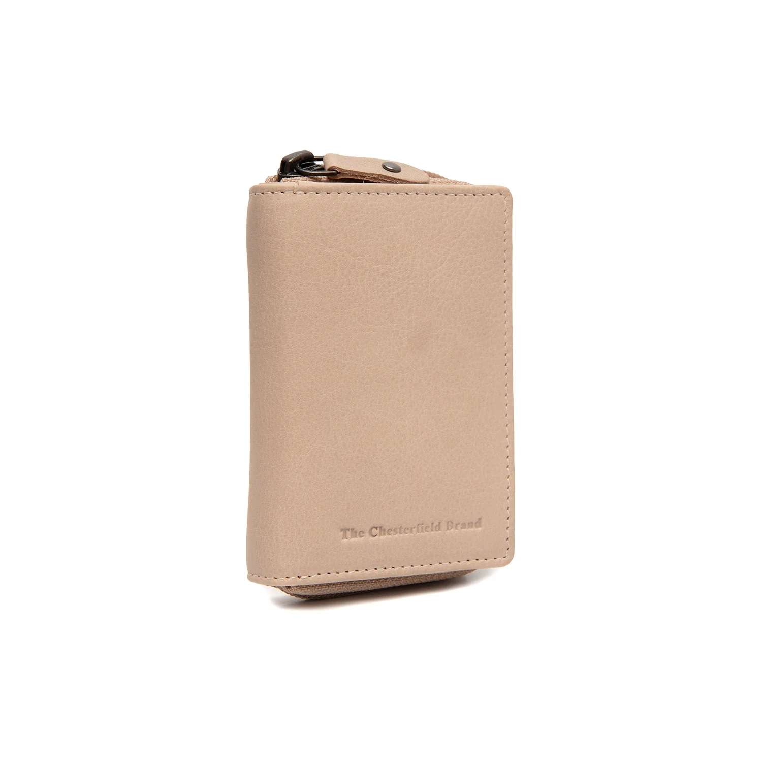 Leather Wallet Beige Floren
