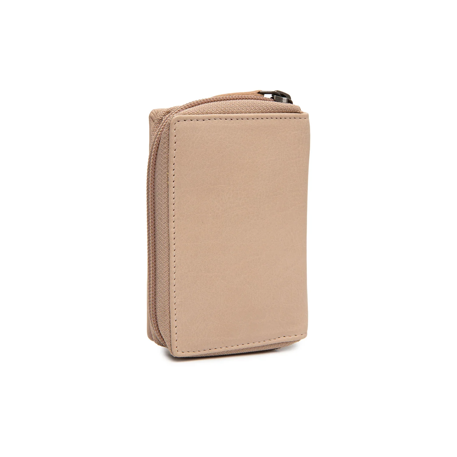 Leather Wallet Beige Floren - Image 6
