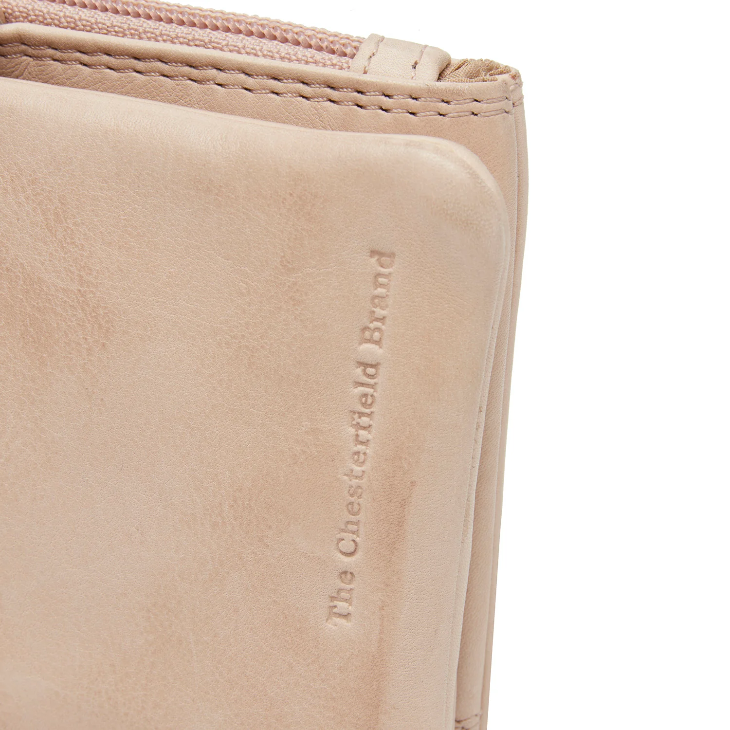 Leather Wallet Beige Fresno - Image 4