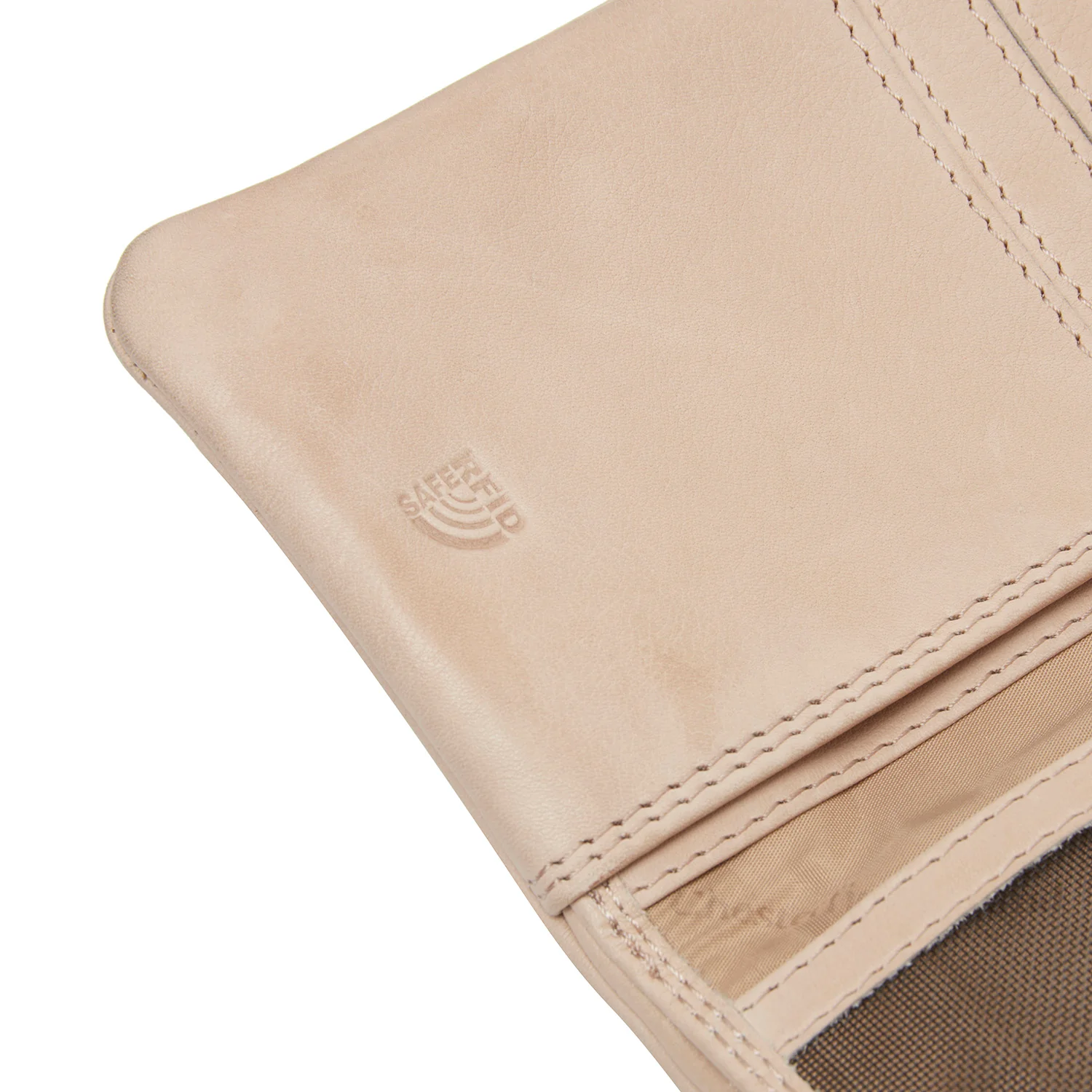 Leather Wallet Beige Fresno - Image 5