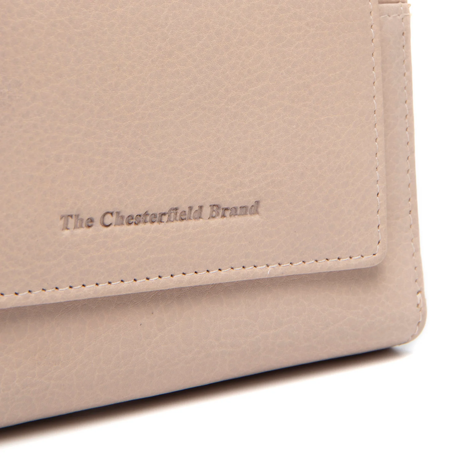 Leather Wallet Beige Orveta - Image 2