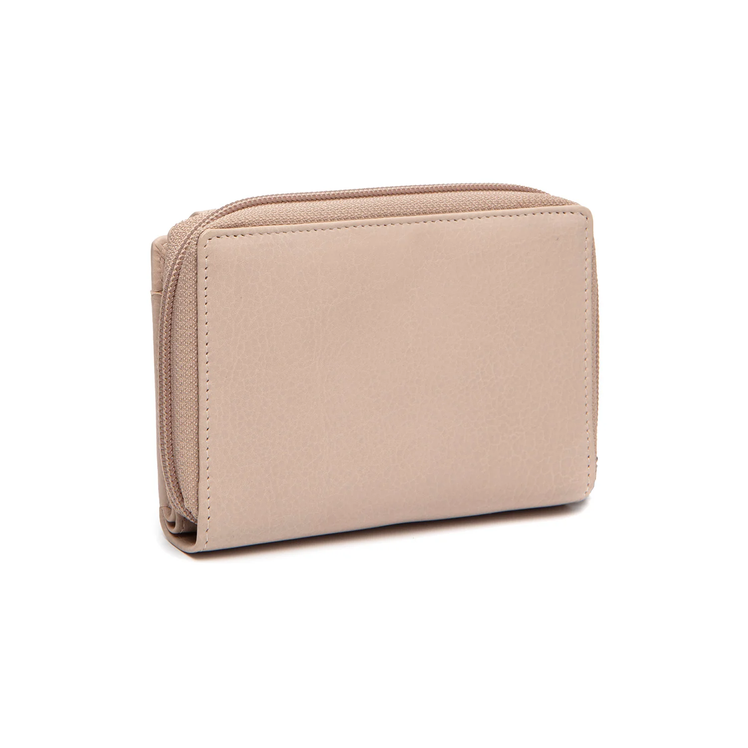 Leather Wallet Beige Orveta - Image 6
