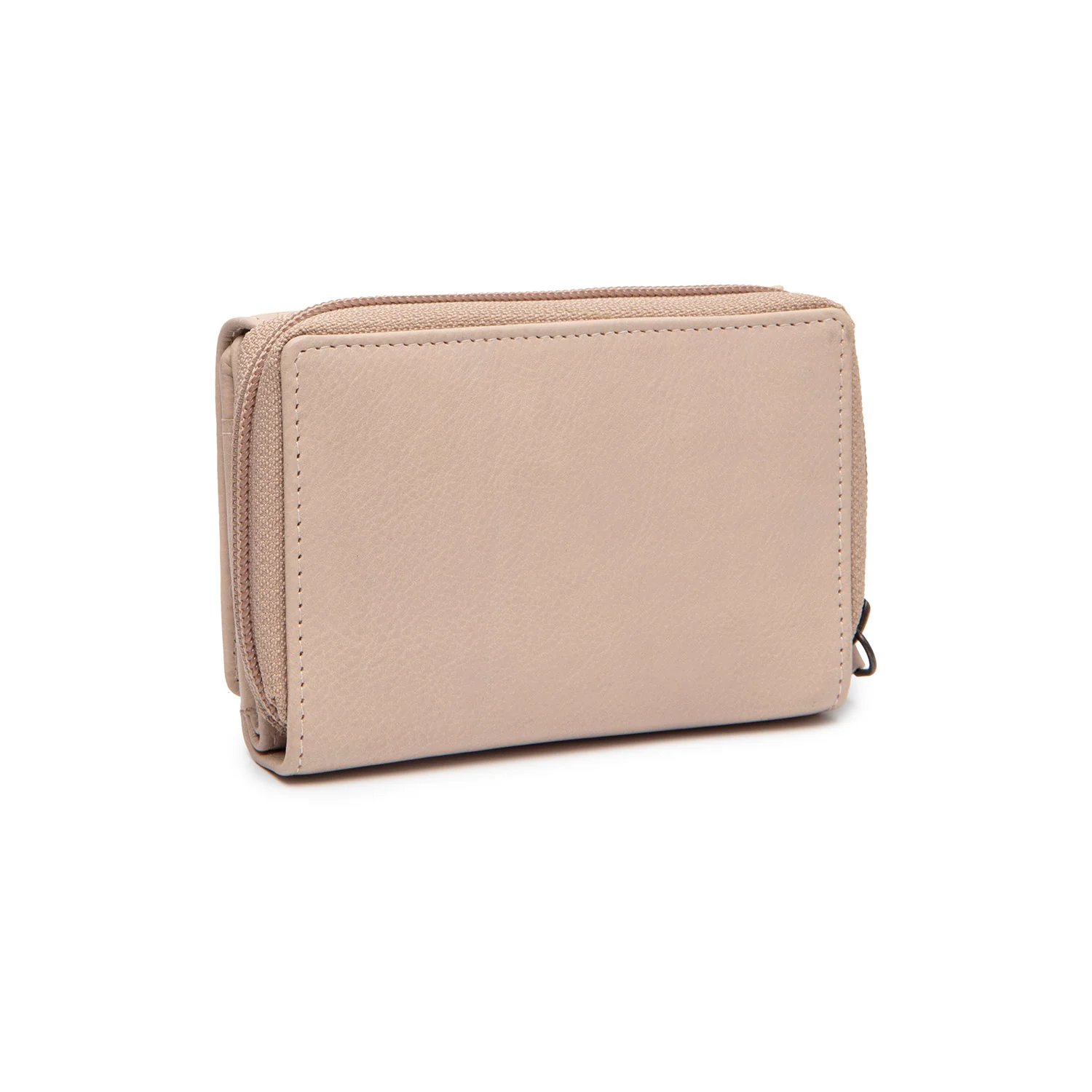 Leather Wallet Beige Zelan - Image 6