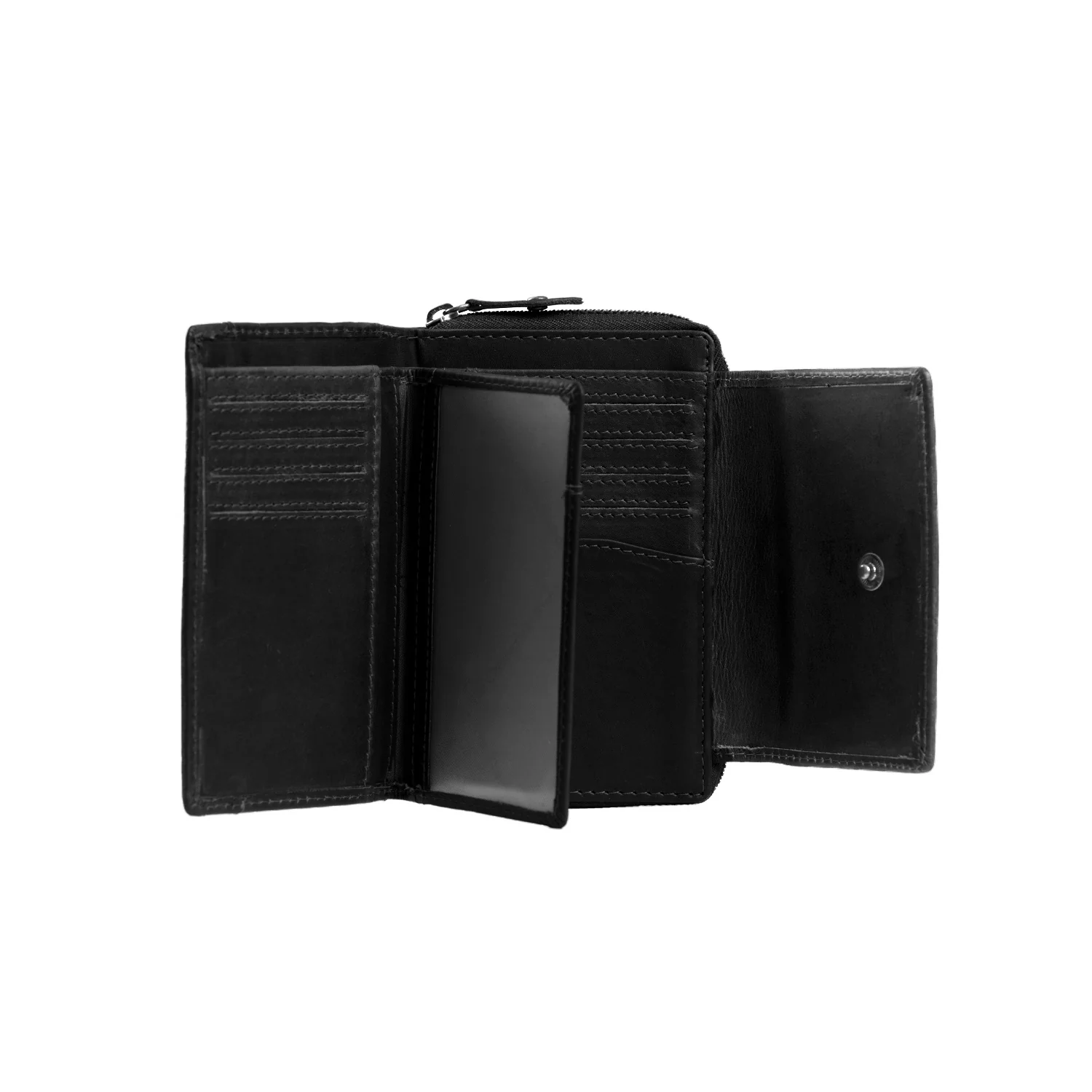 Leather Wallet Black Ascot - Image 3
