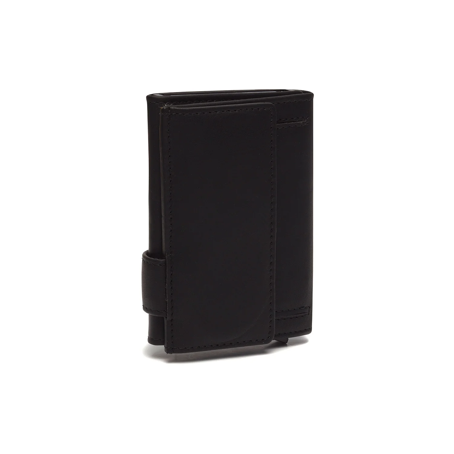 Leather Card Holder Black Frankfurt - Image 2