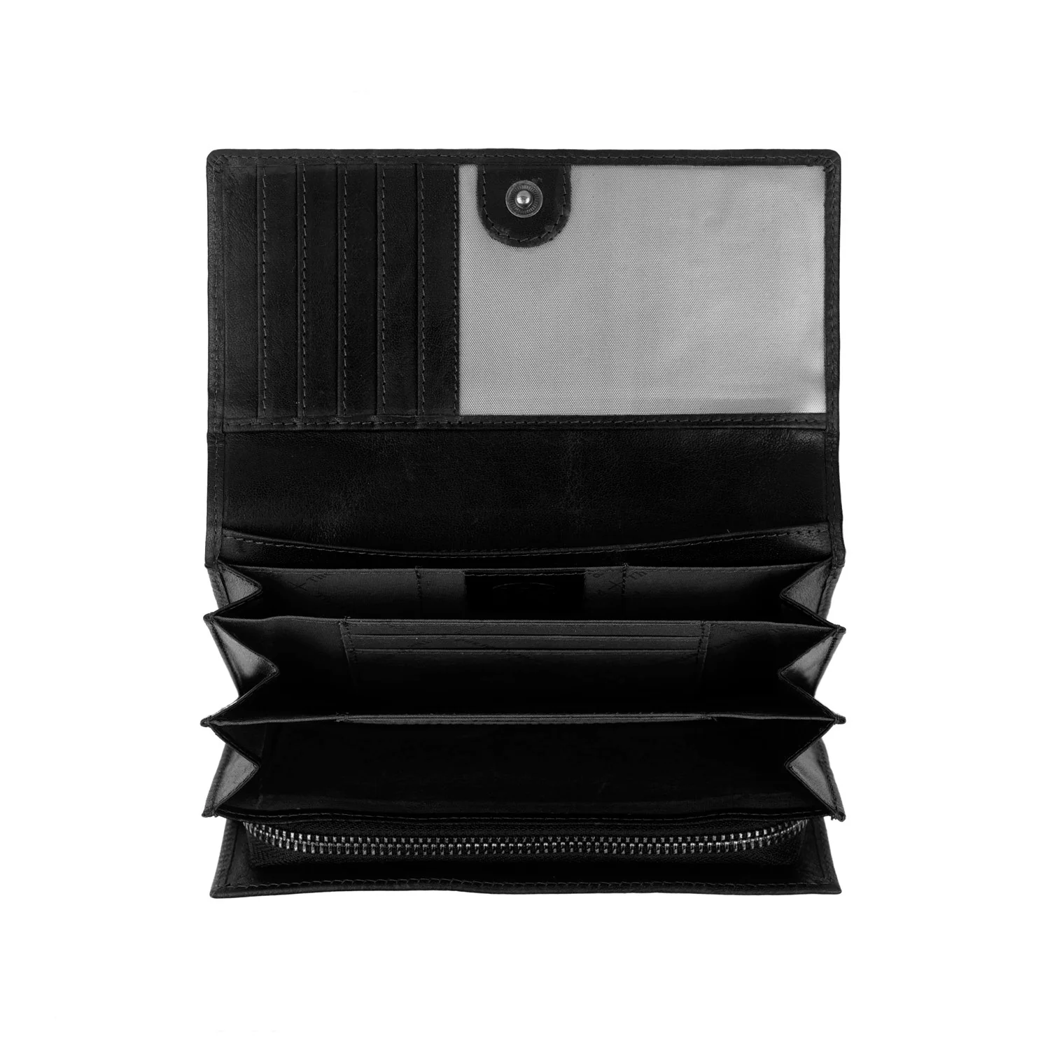 Leather Wallet Black Hampton - Image 3
