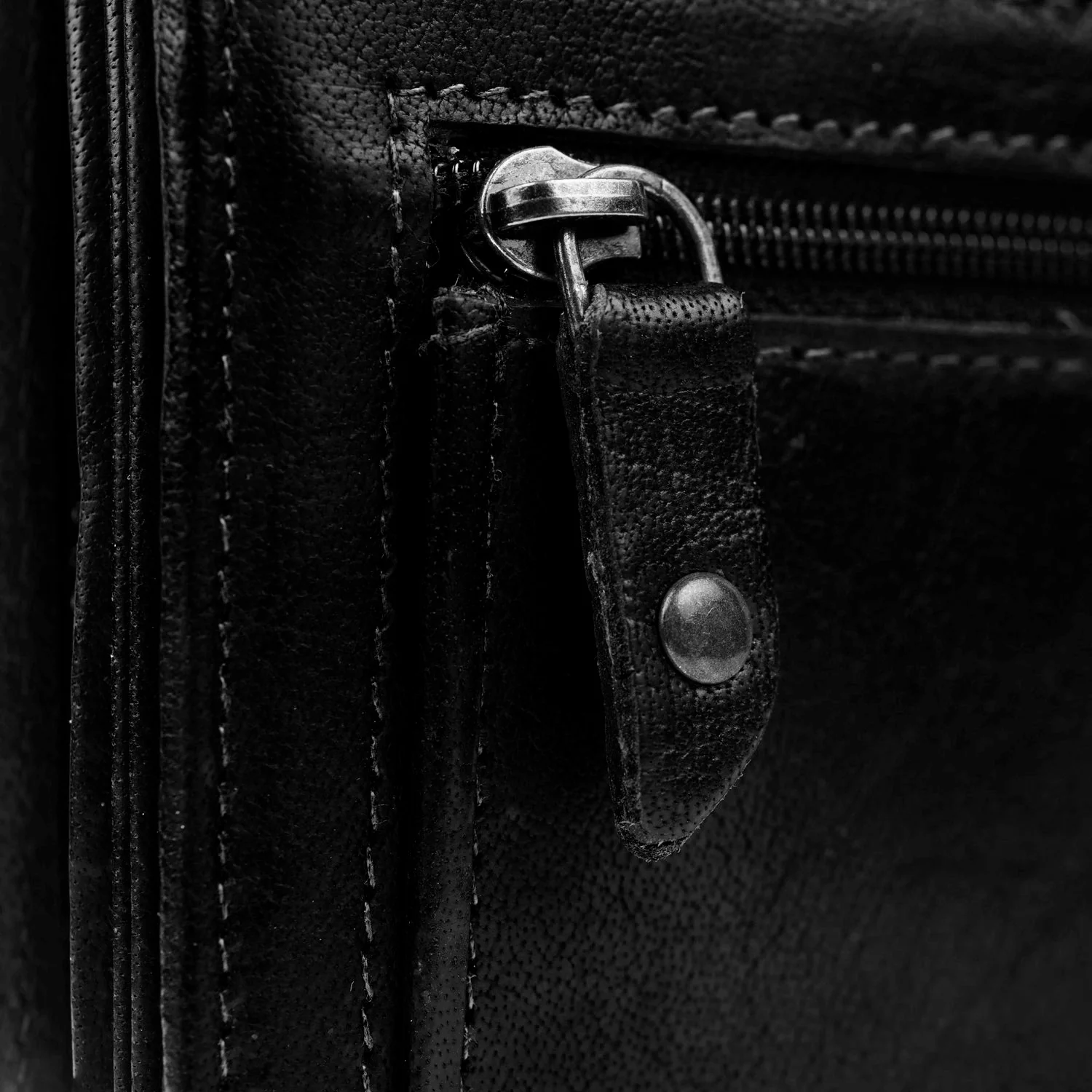 Leather Wallet Black Hampton - Image 5