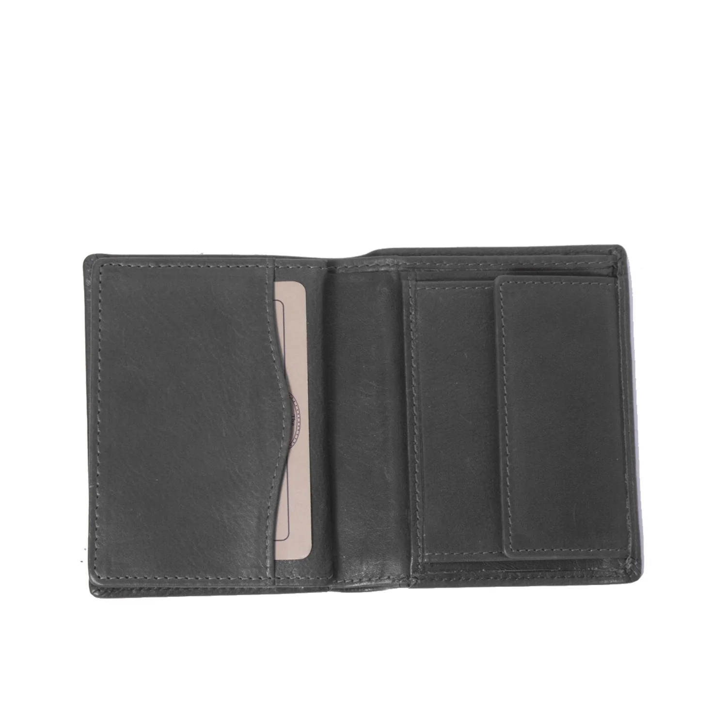 Leather Wallet Black Hereford - Image 3