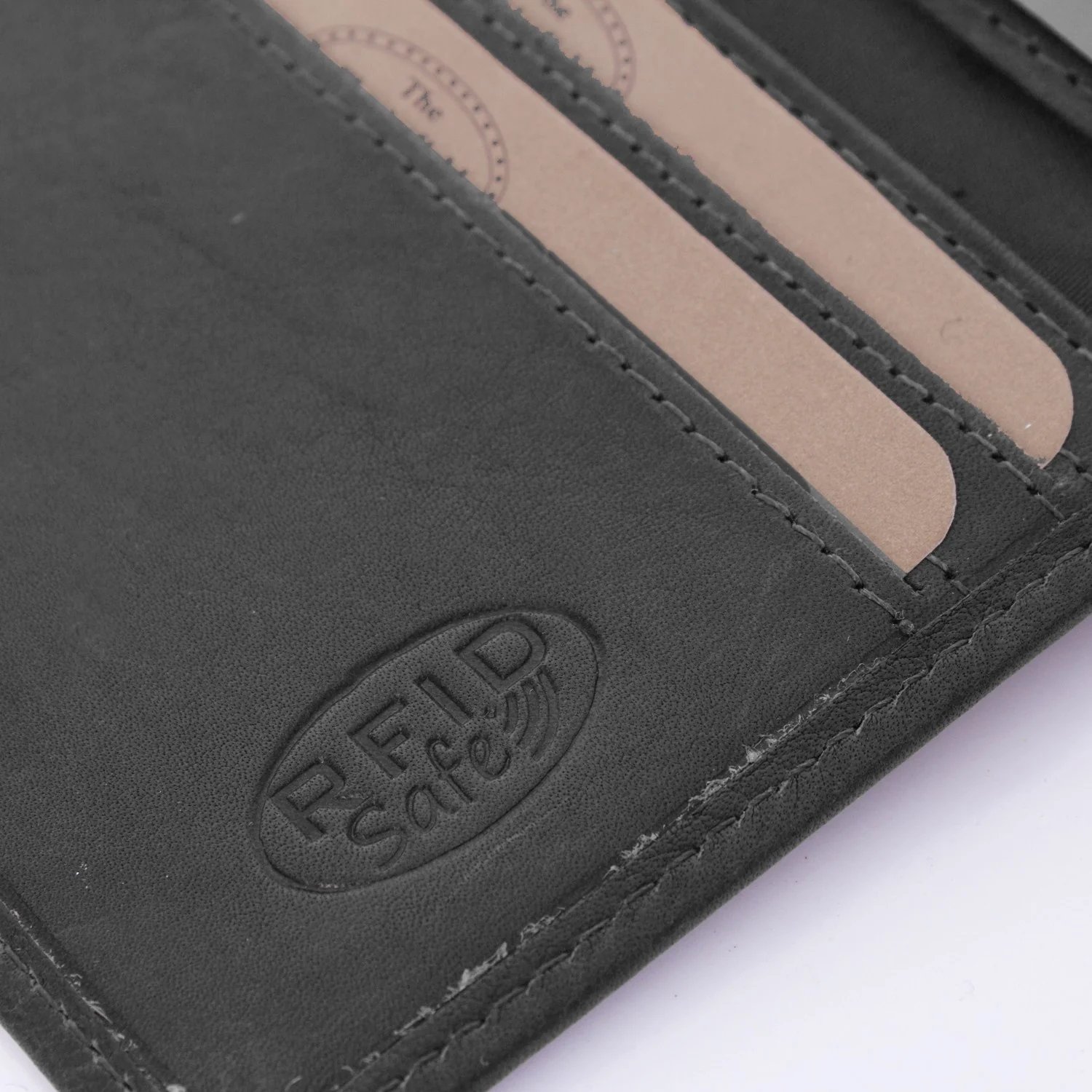 Leather Wallet Black Hereford - Image 4