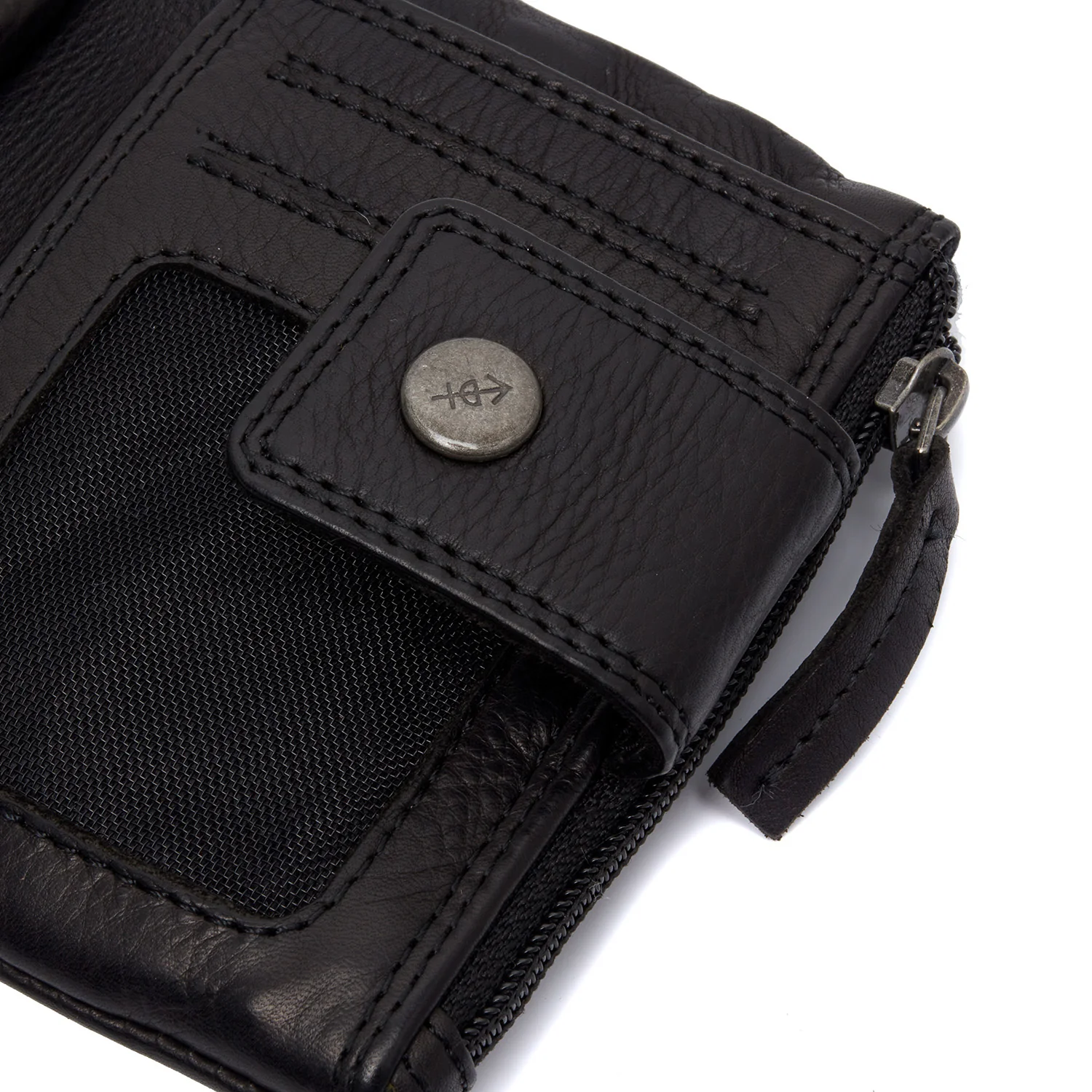 Leather Wallet Black Mavona - Image 2