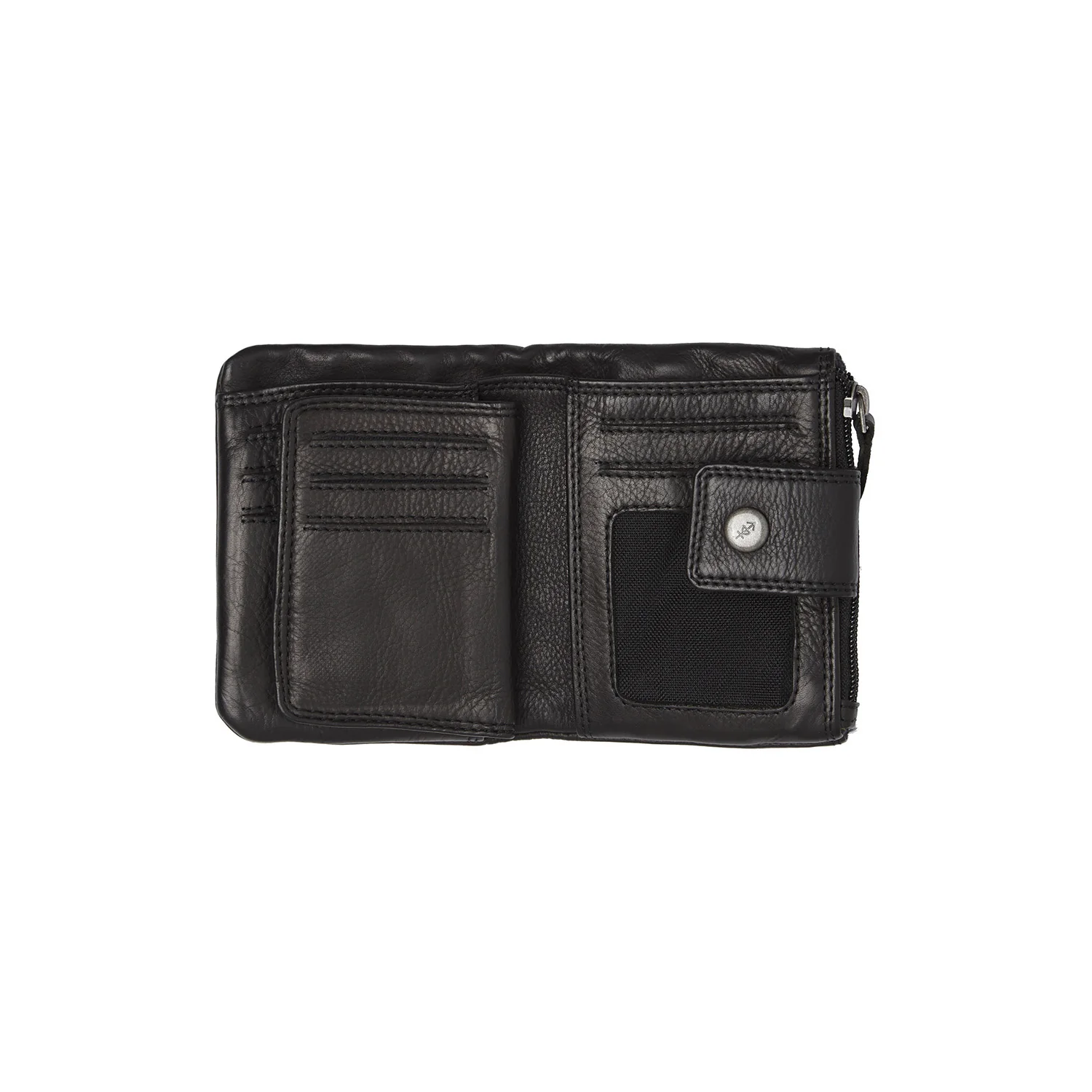Leather Wallet Black Mavona - Image 3