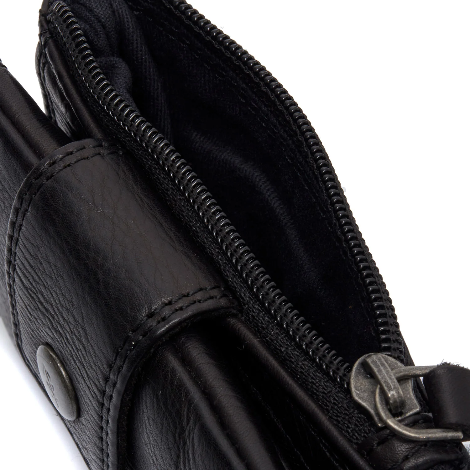 Leather Wallet Black Mavona - Image 5