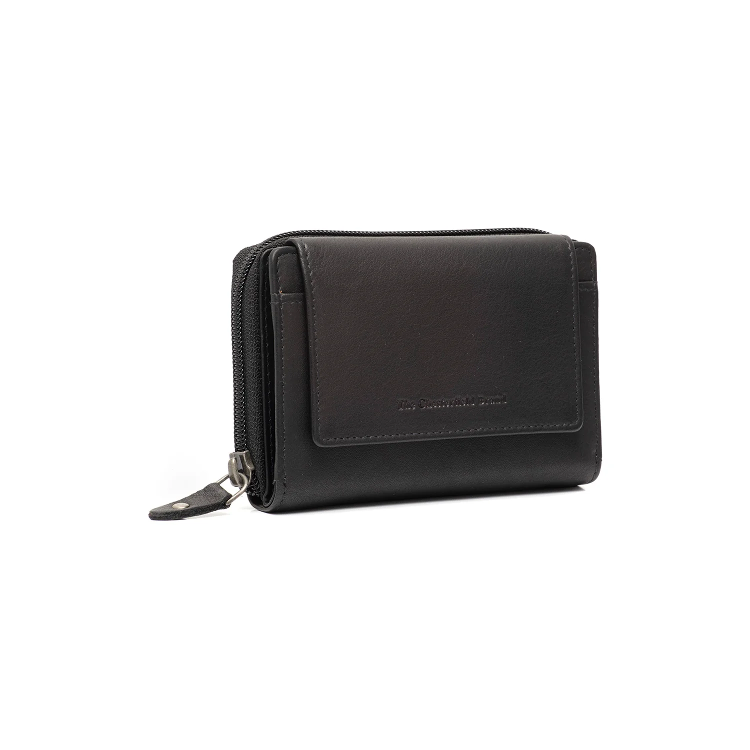 Leather Wallet Black Orveta
