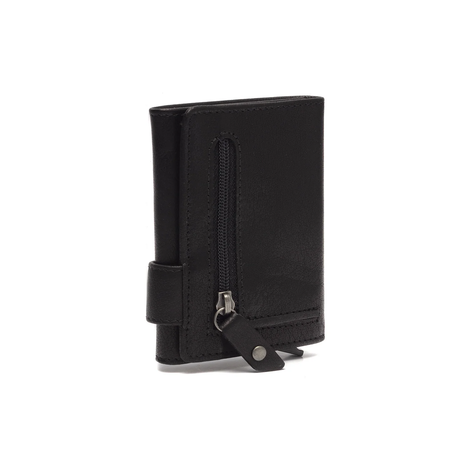 Leather Card Holder Black Portland - Image 4
