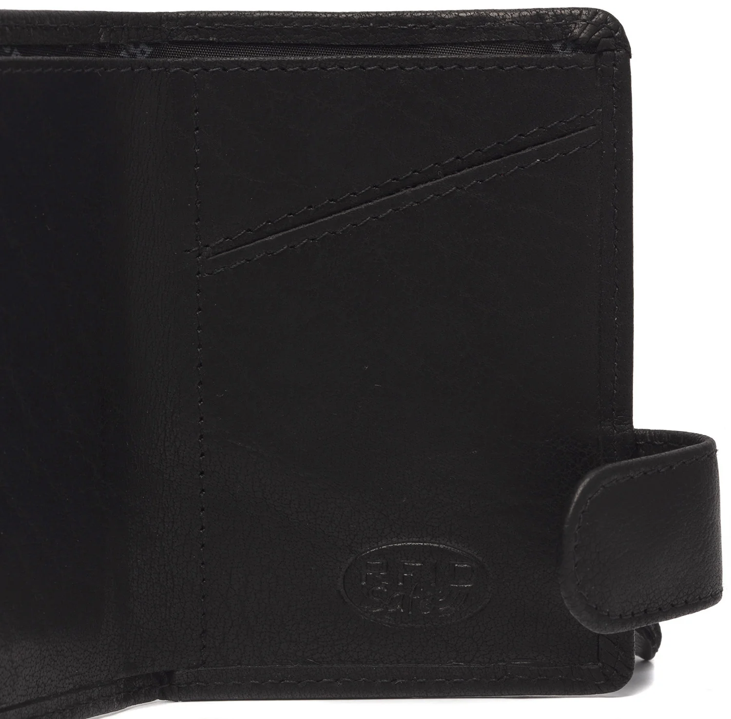 Leather Card Holder Black Portland - Image 7