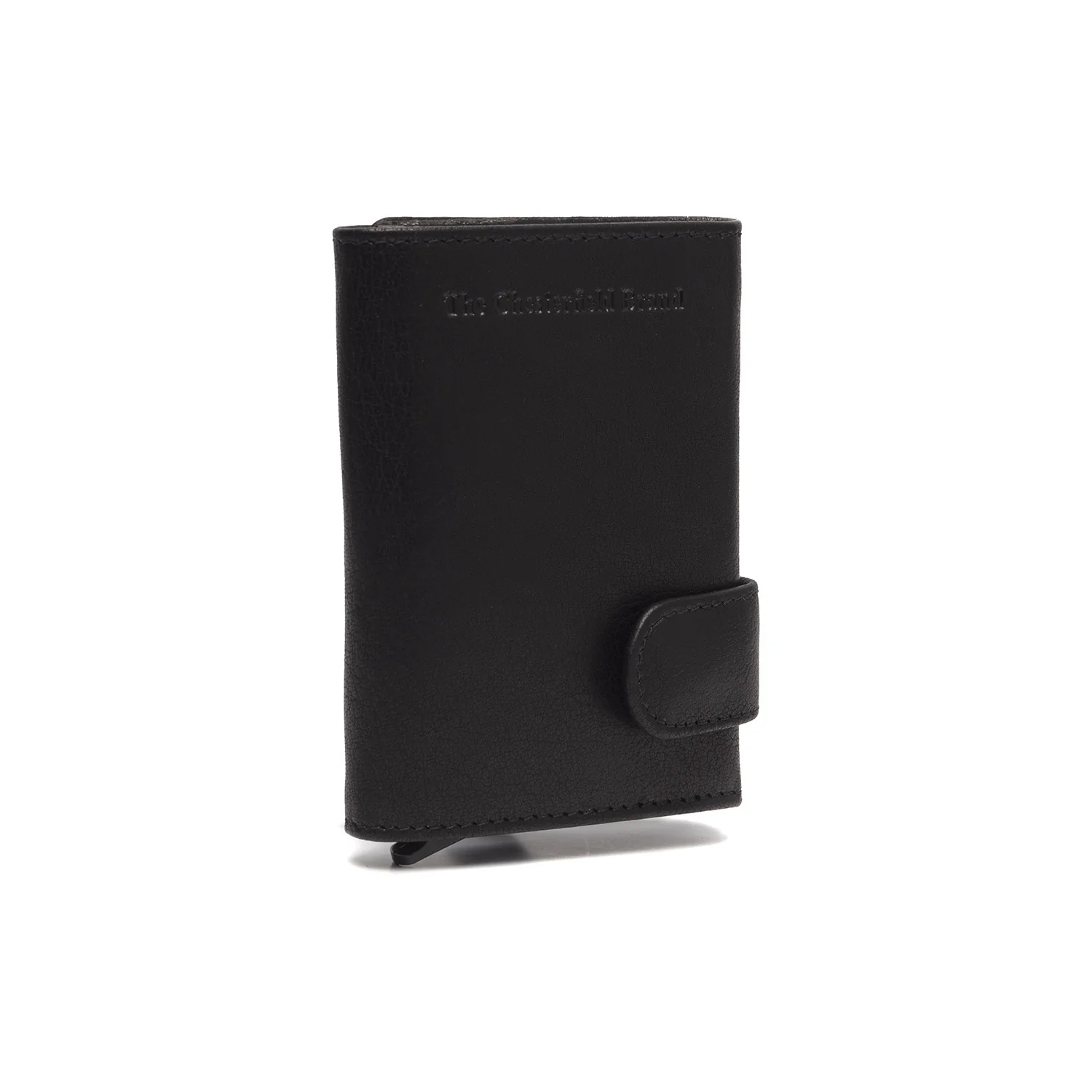 Leather Card Holder Black Portland - Image 8
