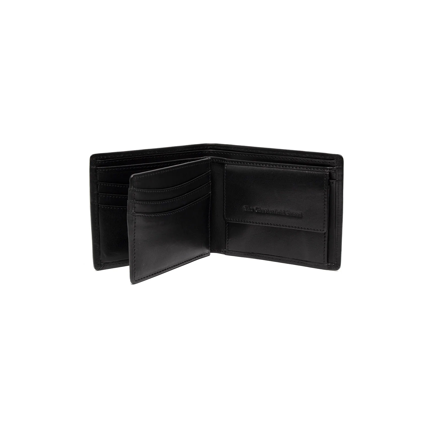 Leather Wallet Black Positano - Image 3