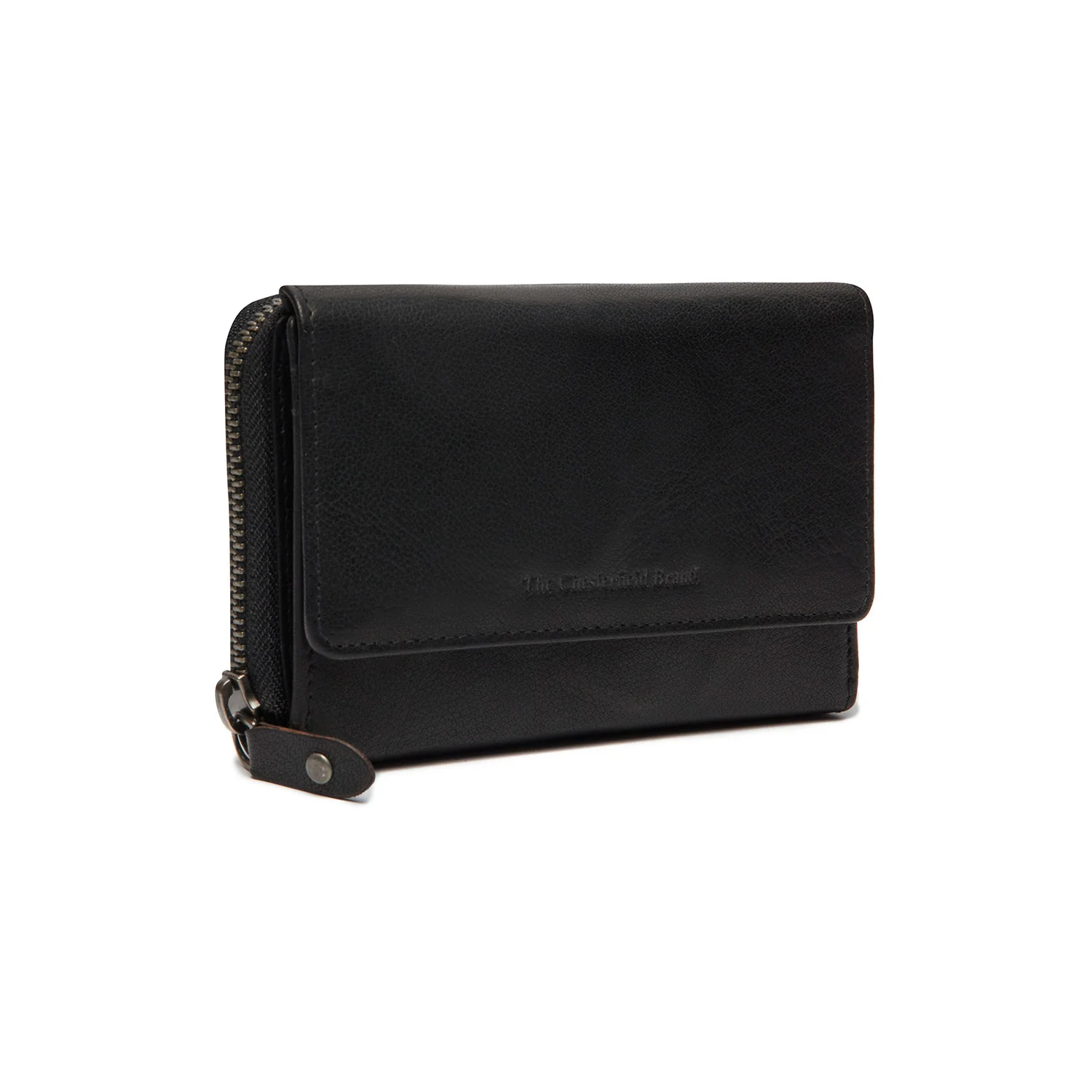 Leather Wallet Black Rhodos