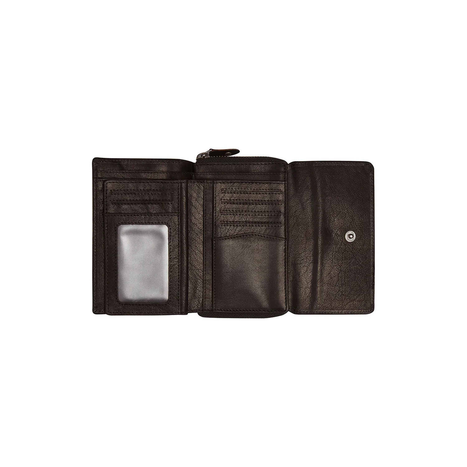 Leather Wallet Black Rhodos - Image 2