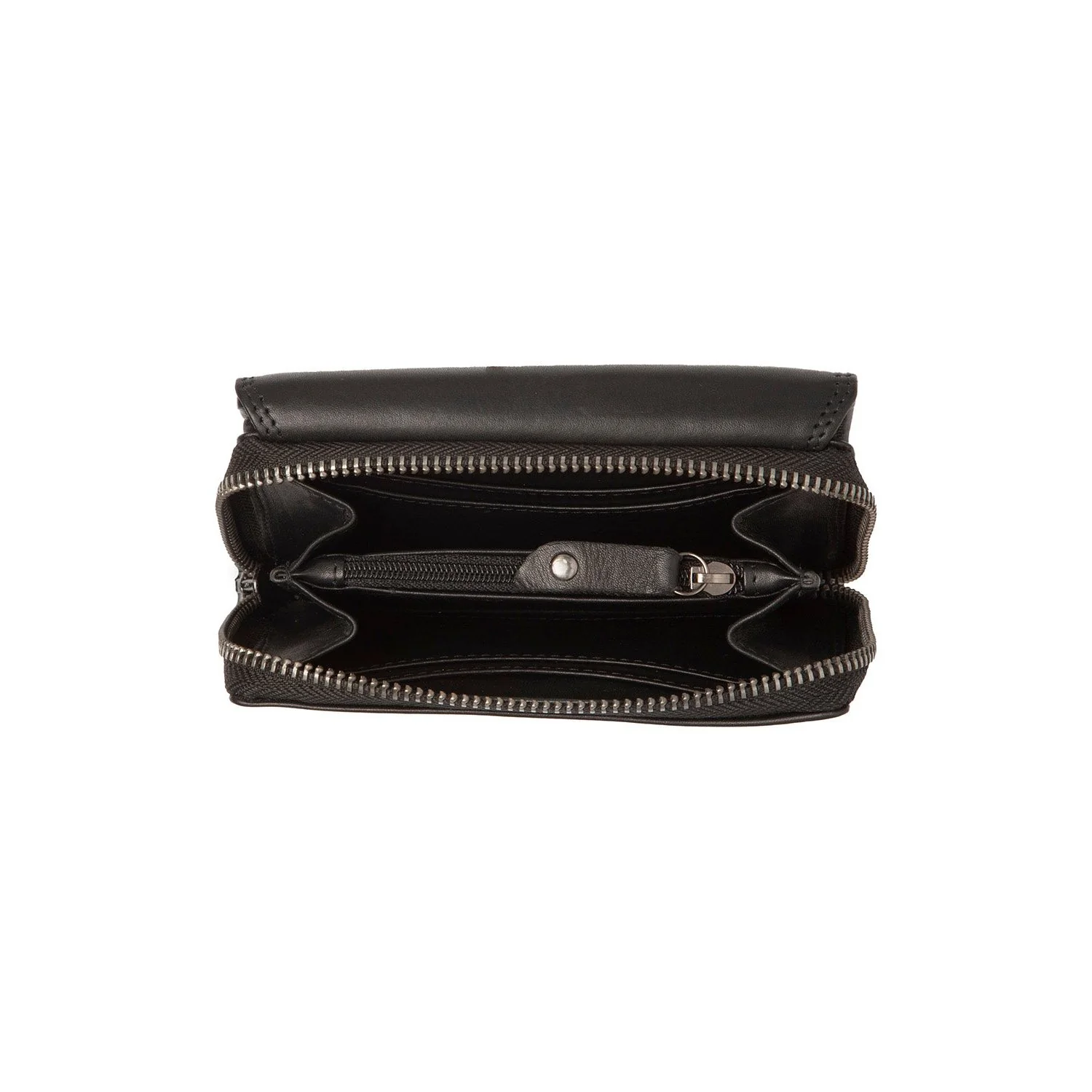 Leather Wallet Black Salviano - Image 4
