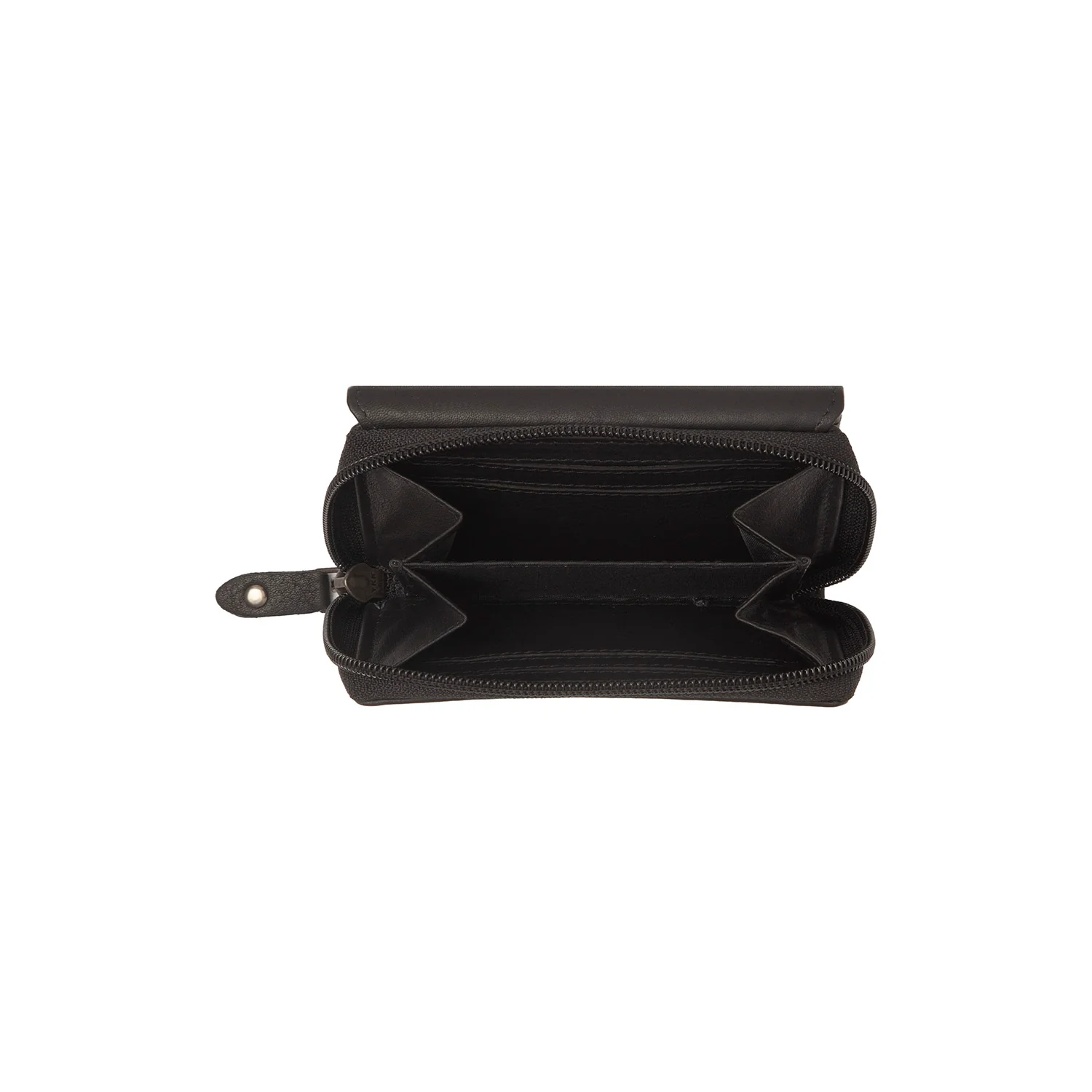 Leather Wallet Black Zelan - Image 3
